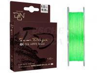 Filo Trecciato Team Dragon 8X-Silk HPPE Fluo Light Green 135m 0.18mm