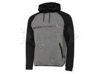 Felpe con cappuccio Savage Gear Tec-Foam Hoodie Dark Grey Melange - XXL