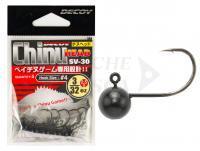 Teste Piombate Decoy SV-30 Chinu Head NS Black - #4  1.8g