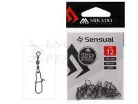 Mikado Girella a Barilotto con Moschettone Spinning #4 - Black Nickel