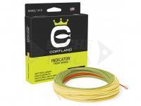 Cortland Trout Series Indicator 90ft Fire Orange / Olive / Pale Yellow - WF6F