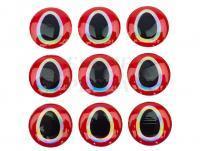 3D fishing lure eyes 10mm - 03 Red