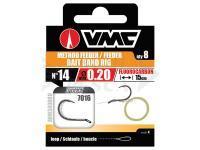 Leader VMC Fluorocarbon Method Feeder Bait Band Rig 7016 | 15cm | 8pcs | #12 | 0.25mm