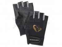 Guanti Savage Gear Neoprene Half Finger Glove Black - XL