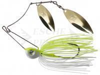 Esca Mustad Arm Lock Spinnerbait 14g - Chartreuse-White