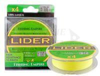 Trecciato Fishing Empire Lider X4 100m fluo yellow - 0.14mm