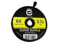 Cortland Super Supple Nylon Tippet Clear 30yds 27m 6X - 3.7 LB