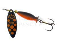 Cucchiaino Rotanto Mepps Aglia Long Heavy - Black/Orange Dots #1+/12g