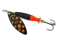 Cucchiaino rotante Mepps Aglia Long Heavy - Black/Orange Dots #2/16g