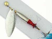 Cucchiaino rotante Mepps Aglia Long Heavy - Silver / Silver-Red #3/24g