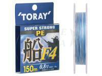 Trecciato Toray Super Strong PE Fune F4 150m #1.5