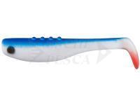 Esche siliconich Dragon Bandit 6cm  WHITE/BLUE  red tail