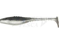 Esche siliconich Dragon Belly Fish Pro 10cm - Pearl /Clear Smoked - Blue/Black glitter