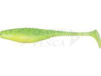 Esche siliconich Dragon Belly Fish Pro 10cm - Super Yellow/Chartreuse - Black/Blue glitter