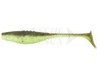 Esche siliconich Dragon Belly Fish Pro 10cm - Super Yellow/Olive - Black Glitter