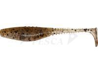 Esche siliconich Dragon Belly Fish Pro  5cm - Clear/G.S. Brown - Black glitter