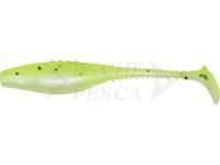 Esche siliconich Dragon Belly Fish Pro  5cm - Pearl Chartreuse / Black glitter