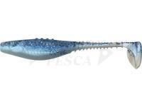 Esche siliconich Dragon Belly Fish Pro  6cm - Pearl BS/ Clear - Silver/Blue glitter