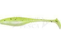 Esche siliconich Dragon Belly Fish Pro  6cm - Pearl Chartreuse / Black glitter