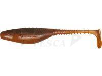 Esche siliconich Dragon Belly Fish Pro 7.5cm - Carrot/Mot.Oil - Red/Black glitter