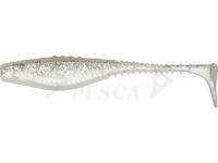 Esche siliconich Dragon Belly Fish Pro 8.5cm - Pearl /Clear - Silver glitter