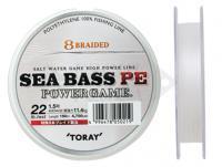Trecciato Toray Sea Bass PE Power Game 8 Braided Natural 150m 22lb #1.5