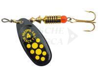 Cucchiaino rotante Mepps Black Fury Black / Yellow Dots - #4 | 8.00g