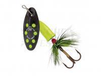 Cucchiaino Rotante Blue Fox Vibrax Bullet Fly #2 | 8g - Black Chartreuse