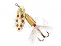 Cucchiaino Rotante Blue Fox Vibrax Bullet Fly #2 | 8g - Gold/Brown