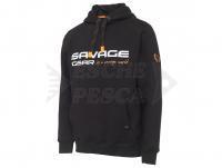 Felpe con cappuccio Savage Gear Cosmo Hoodie Black Ink - M