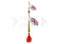 Cucchiaino Rotanto Jenzi Phantom-F Tandem 10g - Silver Red Dots