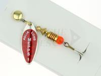 Spinner Mepps Aglia Long Redbo #1 | 4.5g - Silver / Red