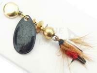 Cucchiaino Rotanto Mepps Aglia Mouche Black / Red #0 2.5g