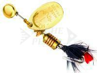 Cucchiaino rotante Mepps Aglia Mouche Oro / Nero #1 3.6g