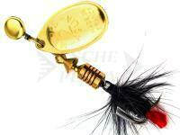 Cucchiaino rotante Mepps Aglia Mouche Oro / Nero #2 4.6g