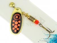 Cucchiaino rotante Mepps Black Fury Gold / Red Dots - #4 | 8.00g