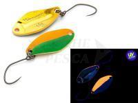 Cucchiaino ondulante trota Nories Masukuroto Weeper 1.5g 23mm - #045 (Orange-Green / Gold)