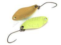 Cucchiaino ondulante trota Nories Masukuroto Weeper 1.5g 23mm - #069 (HellGreen / Brown)