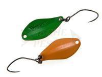 Cucchiaino ondulante trota Nories Masukuroto Weeper 1.5g 23mm - #076 (Ocher / Green)