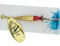 Esca Artificiali Cucchiaini Mepps Aglia LongCast #5  24g - Gold / Red