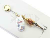 Cucchiaino rotante Mepps Comet Rainbo Silver #0 2g