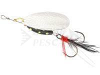 Cucchiaino rotante Mikado M-GRUB #4 13g - Silver / Black Lemon