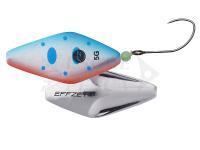 Effzett Pro Trout Inline Spoons Sinking 3cm 2.8g - Blue/Red Smolt