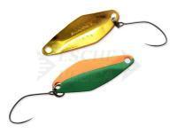 Cucchiaino ondulante trota Nories Masukuroto Rooney 1.5g - #045 (Orange-Green / Gold)