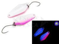 Cucchiaino ondulante trota Nories Masukuroto Rooney 1.8g - #003 (P.white Pink / Perl)