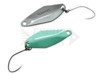 Cucchiaino ondulante trota Nories Masukuroto Rooney 2.2g - #051 (Lime / Gray)