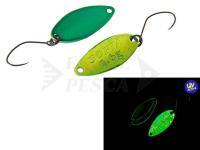 Cucchiaino ondulante trota Nories Masukuroto Sofia 1.6g 25mm - #091 (Chartreuse Green)