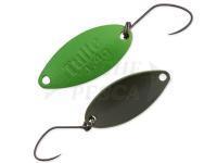 Cucchiaino ondulante trota Nories Masukuroto Tulle 1.4g 24mm - #006 (Lime / Black)