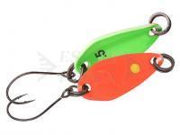 Spro Trout Master Incy Spoon 0.5g - Orange/Green