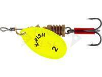 Esca X-Fish Stark #2 4g - Nikel UV lime